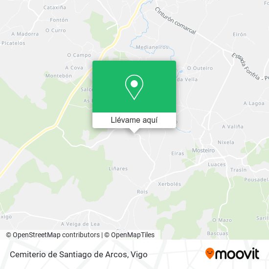 Mapa Cemiterio de Santiago de Arcos
