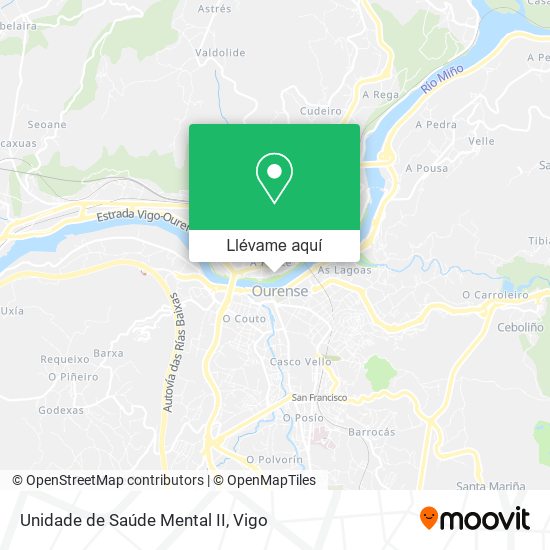 Mapa Unidade de Saúde Mental II