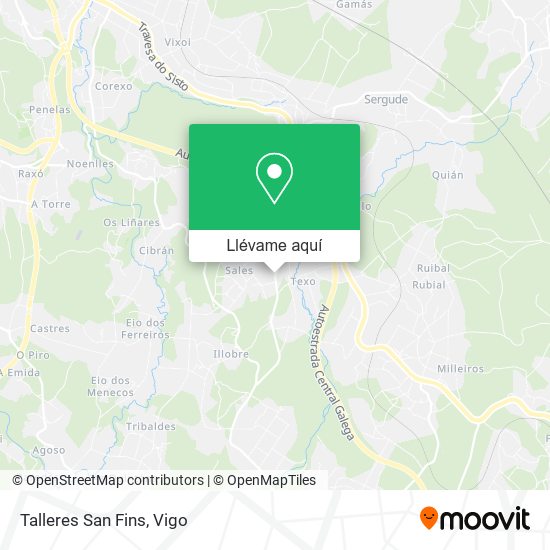 Mapa Talleres San Fins