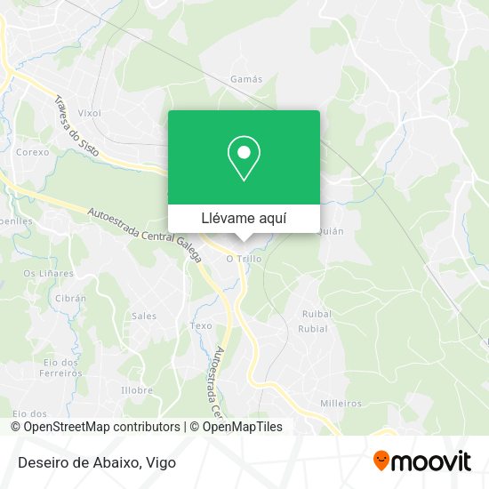 Mapa Deseiro de Abaixo
