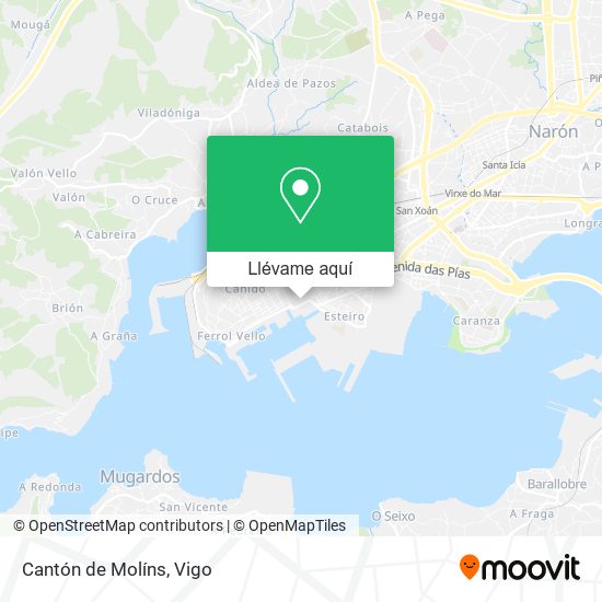 Mapa Cantón de Molíns