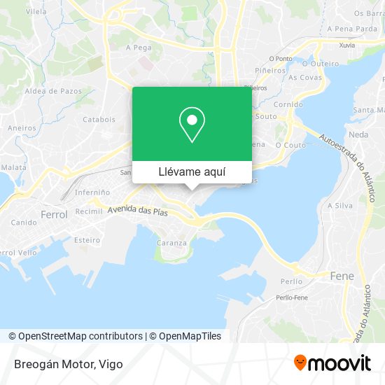 Mapa Breogán Motor