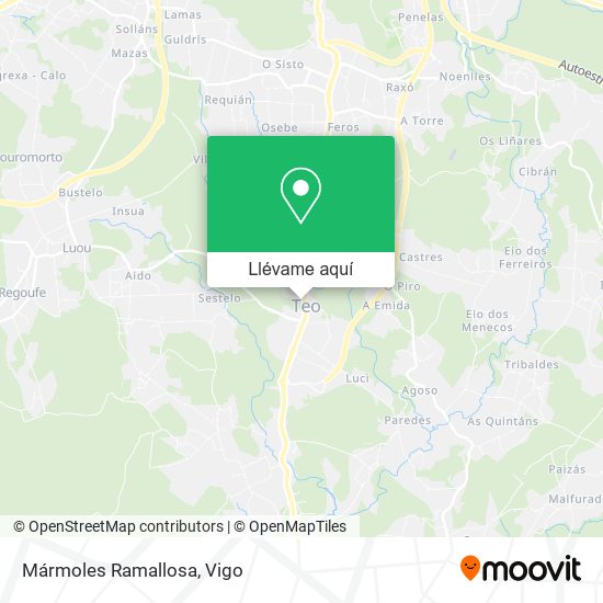 Mapa Mármoles Ramallosa