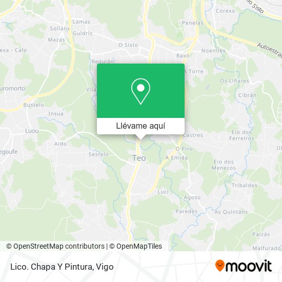 Mapa Lico. Chapa Y Pintura