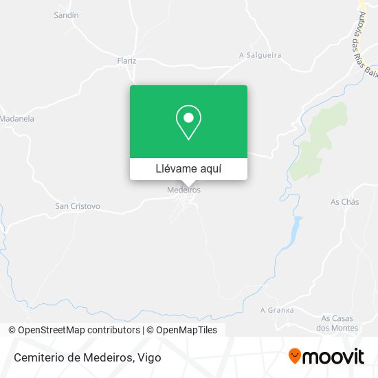 Mapa Cemiterio de Medeiros