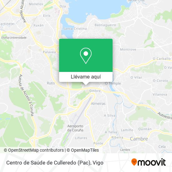 Mapa Centro de Saúde de Culleredo (Pac)