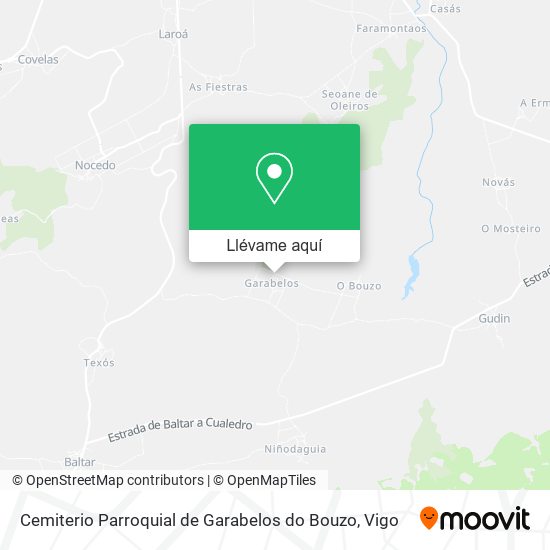Mapa Cemiterio Parroquial de Garabelos do Bouzo