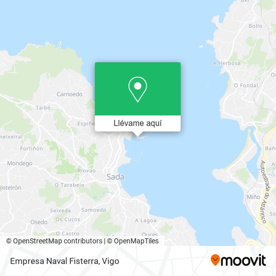Mapa Empresa Naval Fisterra