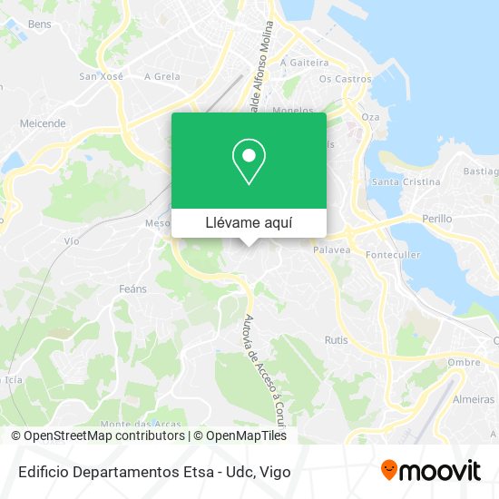 Mapa Edificio Departamentos Etsa - Udc