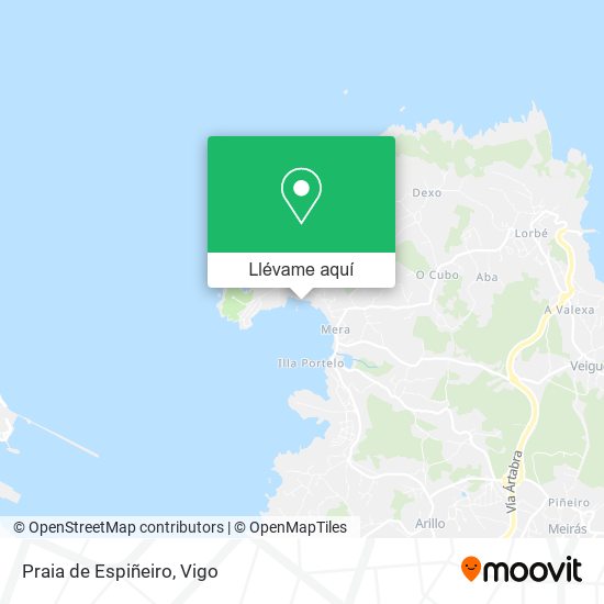 Mapa Praia de Espiñeiro