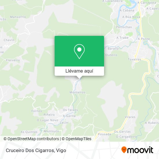 Mapa Cruceiro Dos Cigarros