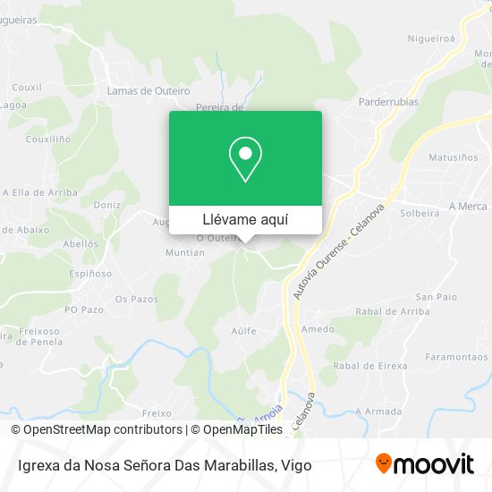 Mapa Igrexa da Nosa Señora Das Marabillas