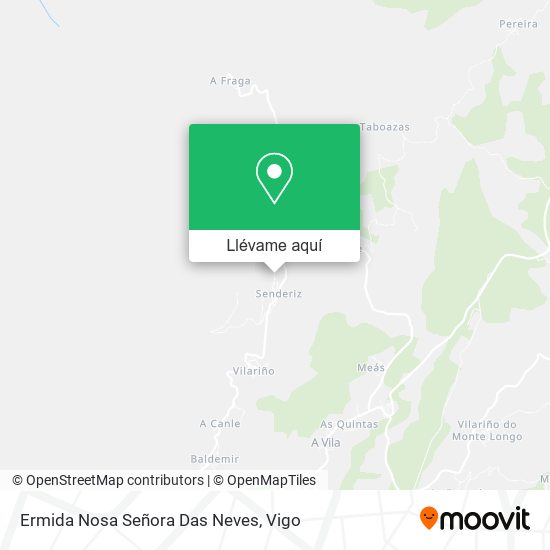 Mapa Ermida Nosa Señora Das Neves