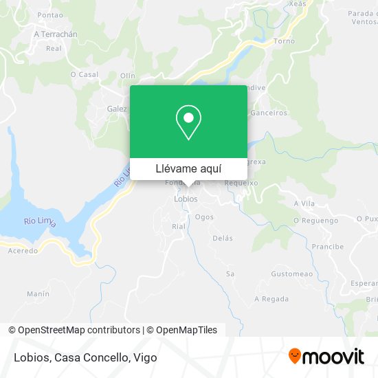 Mapa Lobios, Casa Concello