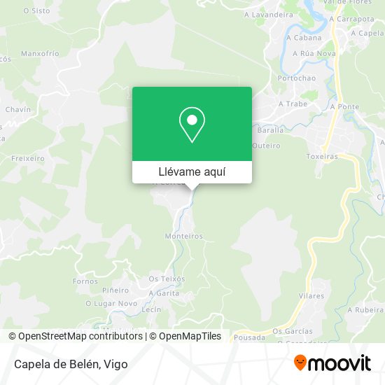 Mapa Capela de Belén