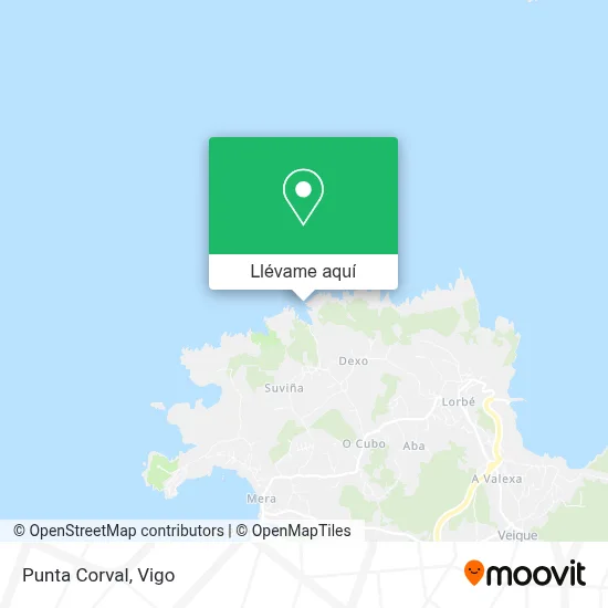 Mapa Punta Corval