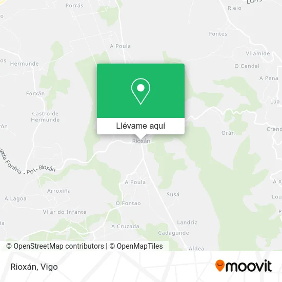 Mapa Rioxán