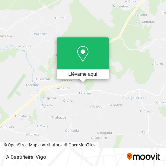 Mapa A Castiñeira