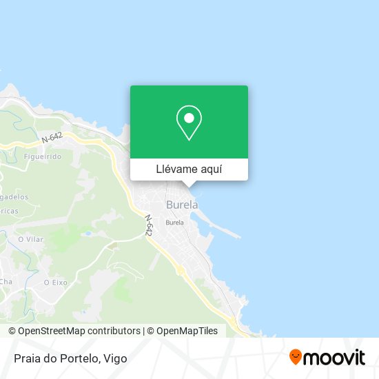 Mapa Praia do Portelo