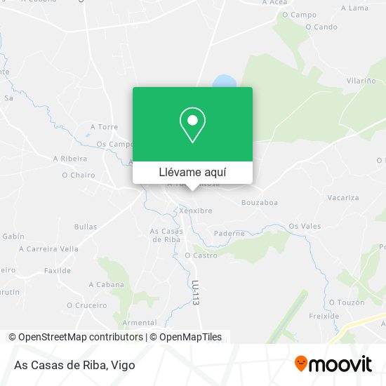 Mapa As Casas de Riba