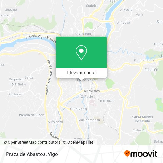 Mapa Praza de Abastos