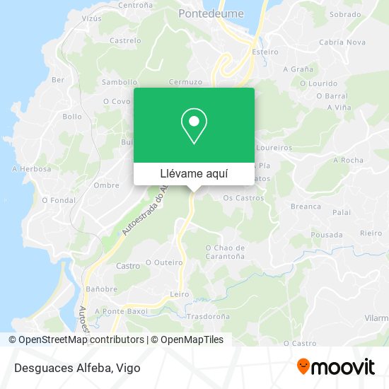Mapa Desguaces Alfeba
