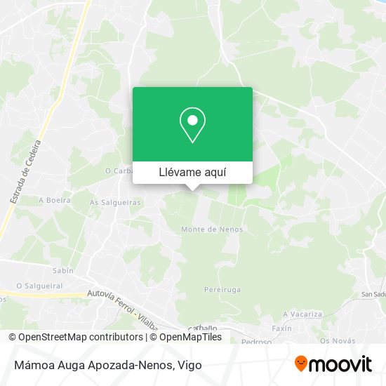 Mapa Mámoa Auga Apozada-Nenos
