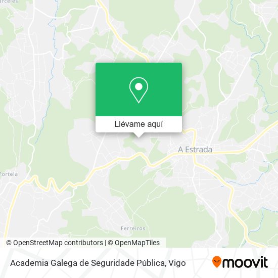Mapa Academia Galega de Seguridade Pública