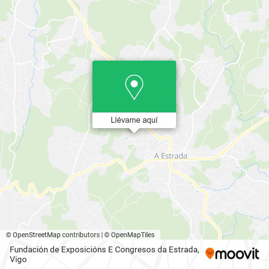 Mapa Fundación de Exposicións E Congresos da Estrada