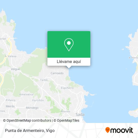 Mapa Punta de Armenteiro