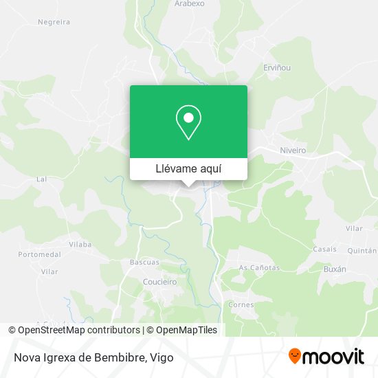 Mapa Nova Igrexa de Bembibre