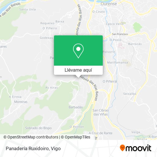 Mapa Panadería Ruxidoiro