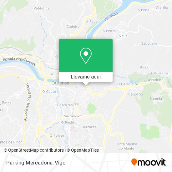 Mapa Parking Mercadona