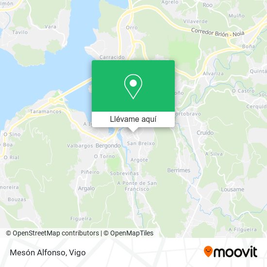 Mapa Mesón Alfonso