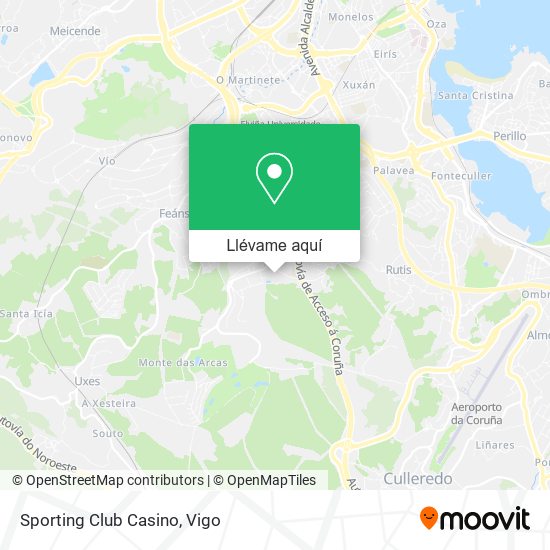 Mapa Sporting Club Casino