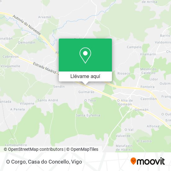 Mapa O Corgo, Casa do Concello