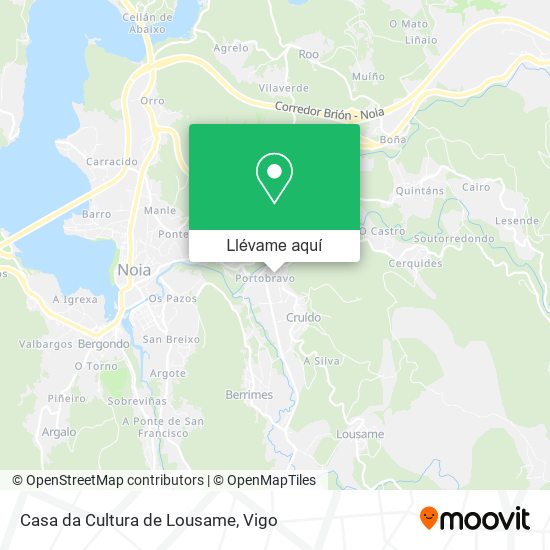 Mapa Casa da Cultura de Lousame