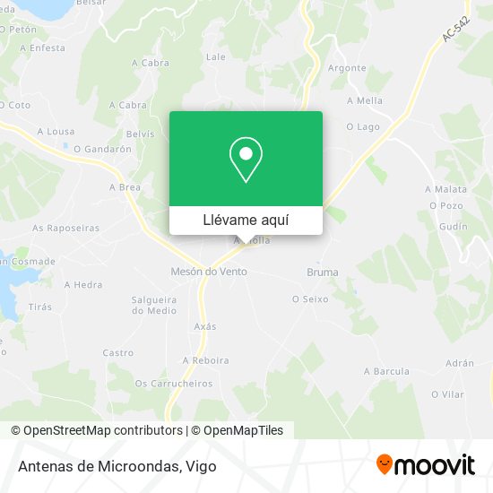 Mapa Antenas de Microondas