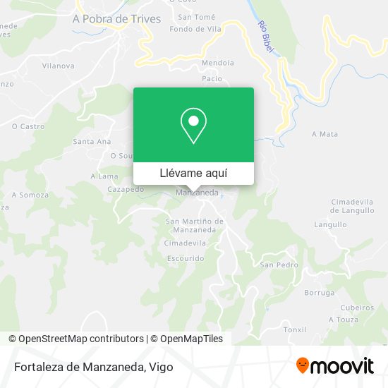 Mapa Fortaleza de Manzaneda