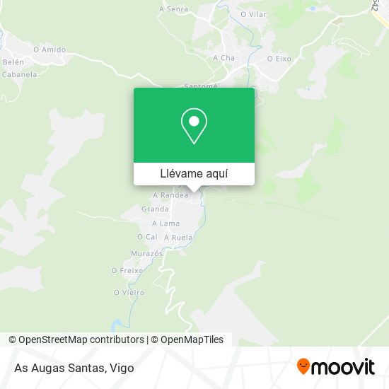 Mapa As Augas Santas