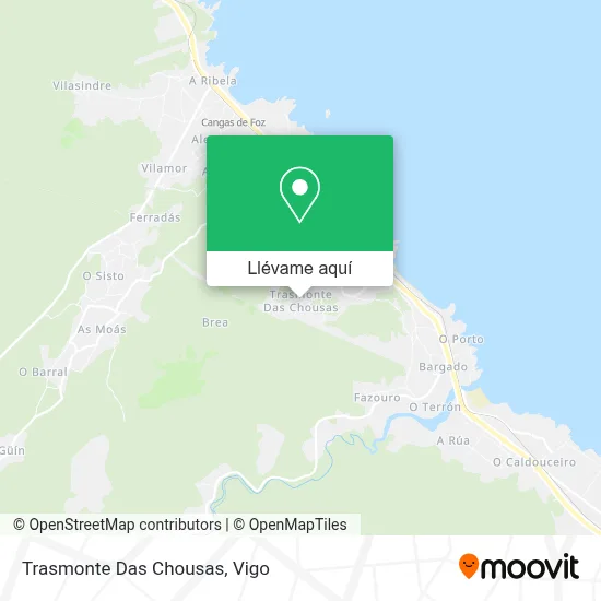 Mapa Trasmonte Das Chousas