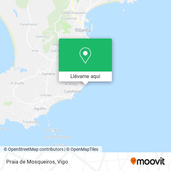 Mapa Praia de Mosqueiros