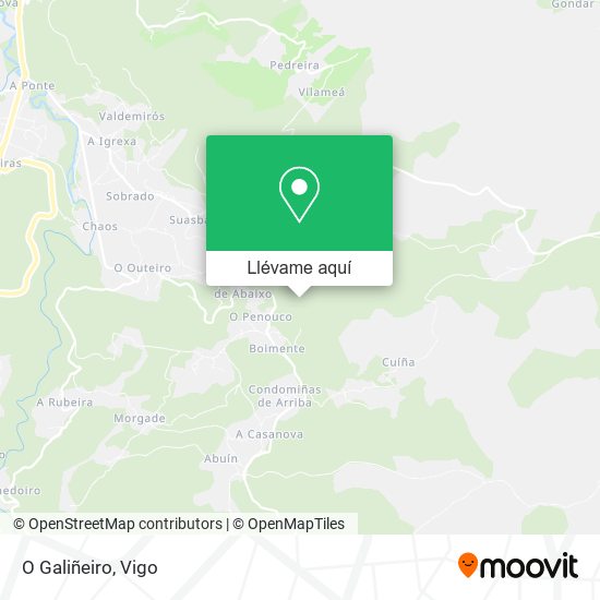 Mapa O Galiñeiro