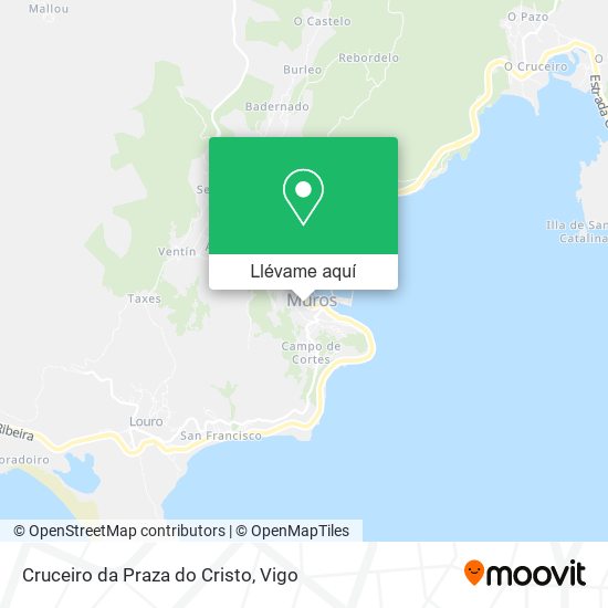 Mapa Cruceiro da Praza do Cristo