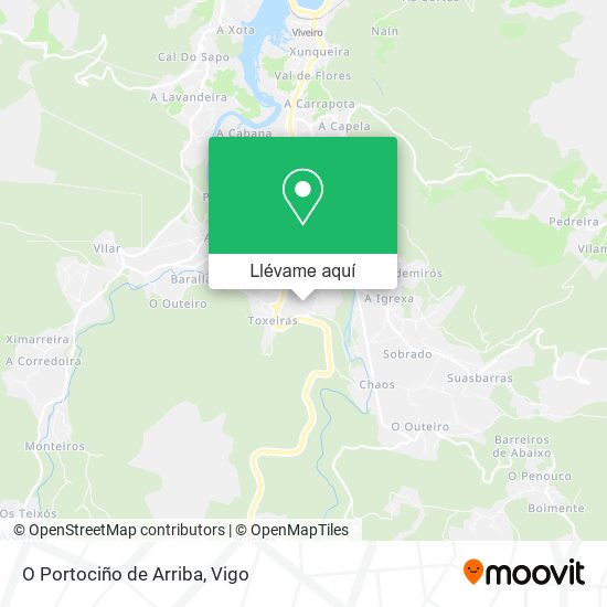 Mapa O Portociño de Arriba