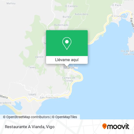 Mapa Restaurante A Vianda