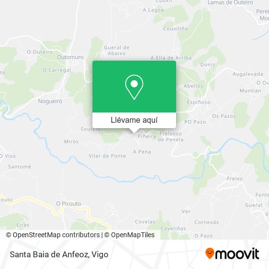 Mapa Santa Baia de Anfeoz