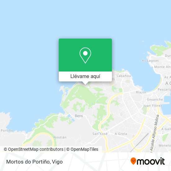 Mapa Mortos do Portiño