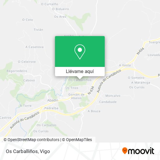 Mapa Os Carballiños
