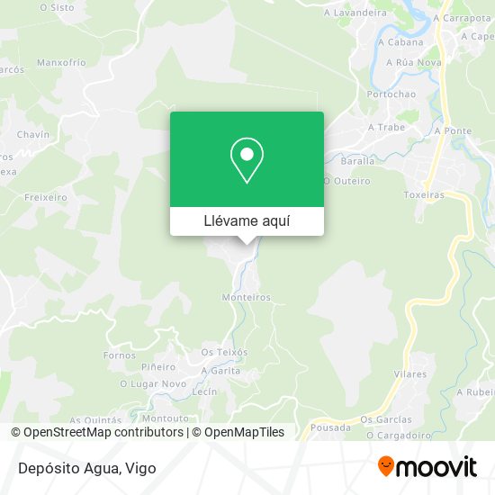 Mapa Depósito Agua